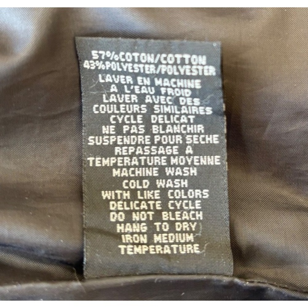 Y2K retro Simon Change Denim dark wash blazer belted womens' size 12 streetstyle - Picture 6 of 9